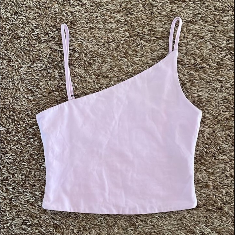 Brand new Superdown purple asymmetrical top